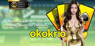 Captura da interface do okokrio com cassino, destacando a diversidade de jogos.
